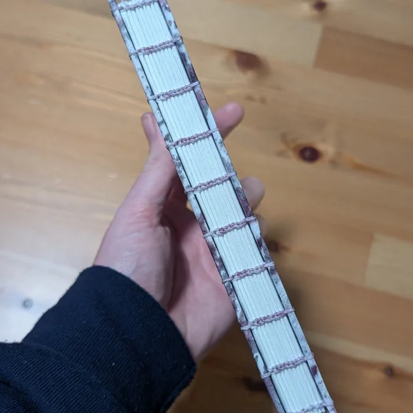 Abstract Leaf Print Notebook - Picture 3 of 6